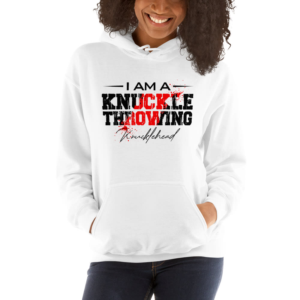 Knucklehead by Chevvy Bridges Unisex Hoodie, Dark Logo