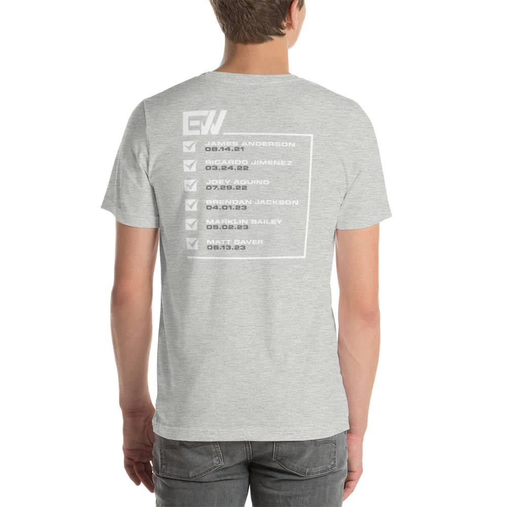 Elijah "The Bully" Williams "EW's Checklist" White Logo T-Shirt