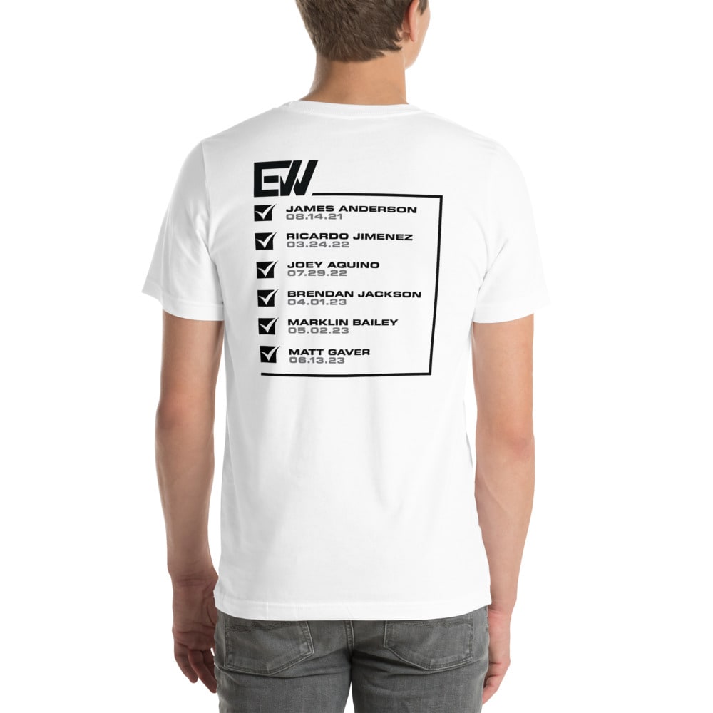Elijah "The Bully" Williams "EW's Checklist" Black Logo T-Shirt