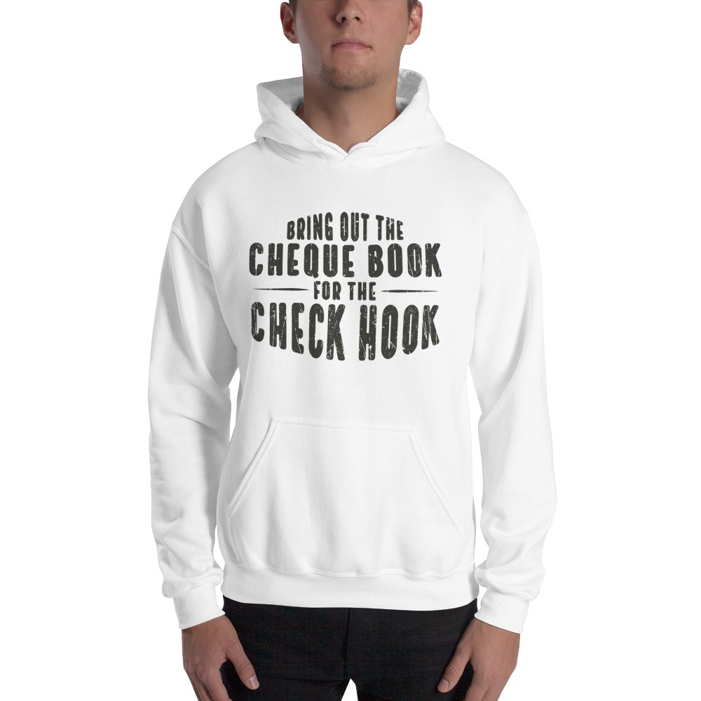 Carlos Ulberg "Bring Out the Cheque Book for the Check Hook" Unisex Hoodie, Dark Logo
