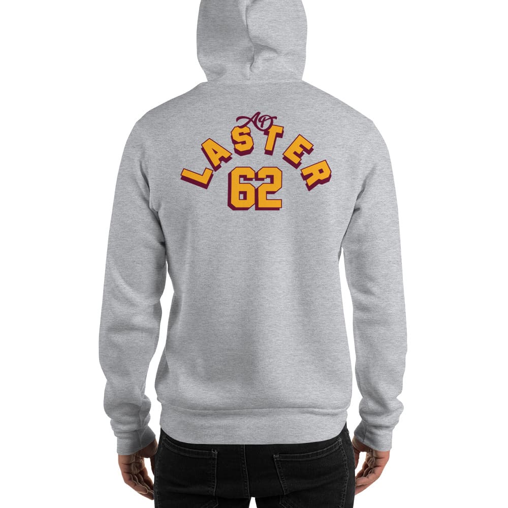 Anthony D. Laster Marron and Gold No.62 Hoodie