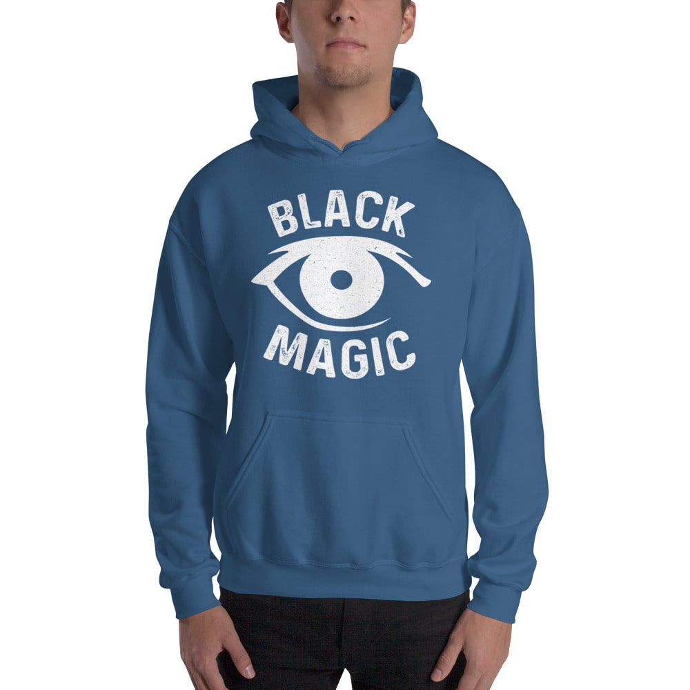 Black Magic V#2 by Antonio Washington Hoodie, White Logo