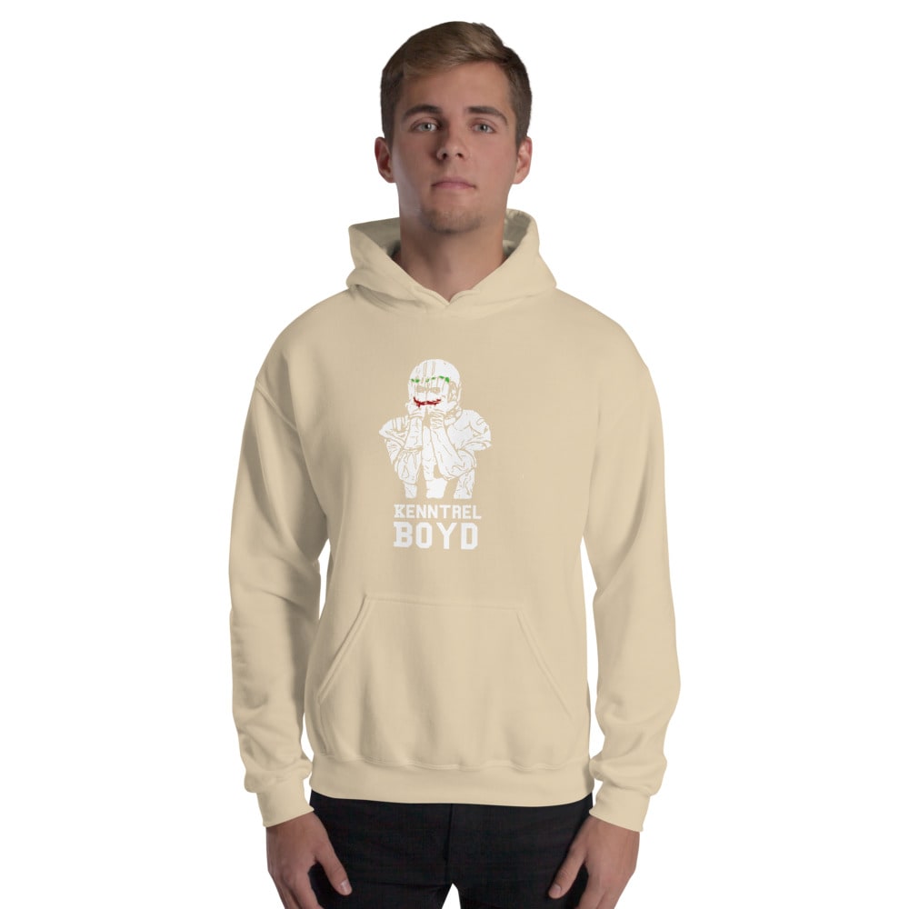Kenntrel Boyd, Men's Hoodie, White Logo