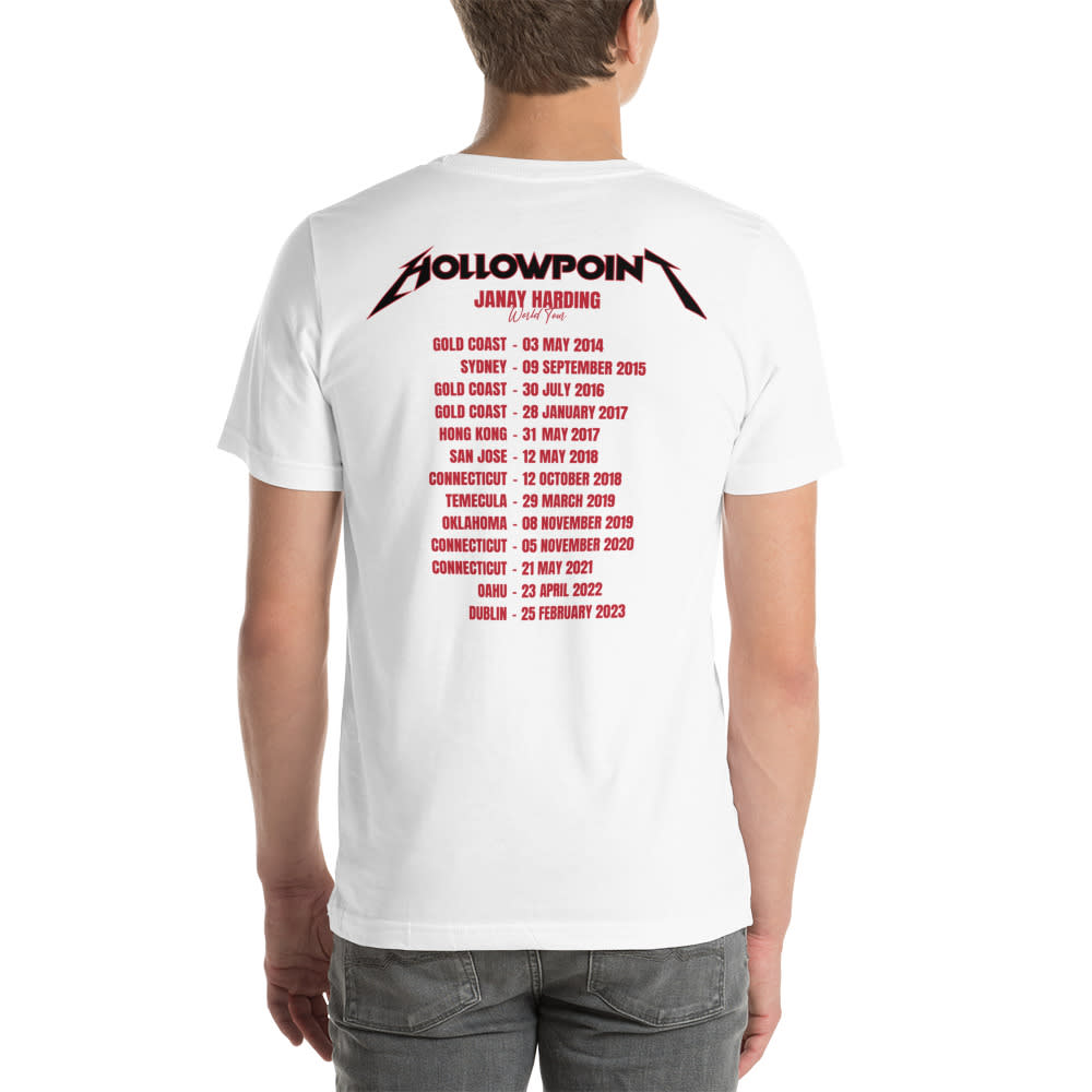 "World Tour" Janay Harding Men's T-Shirt Creme