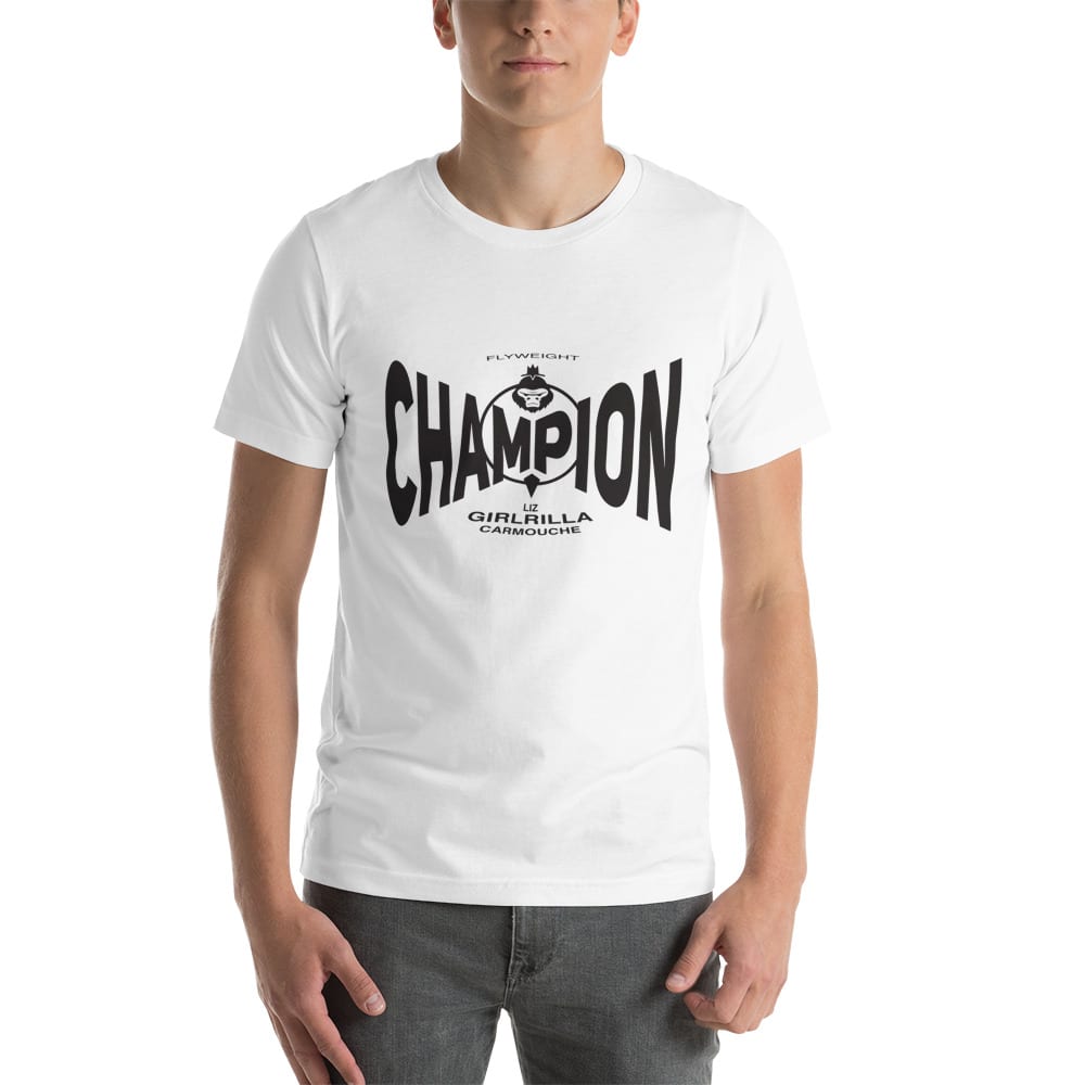 Flyweight Champion Liz Carmouche Unisex T-Shirt, Black Logo