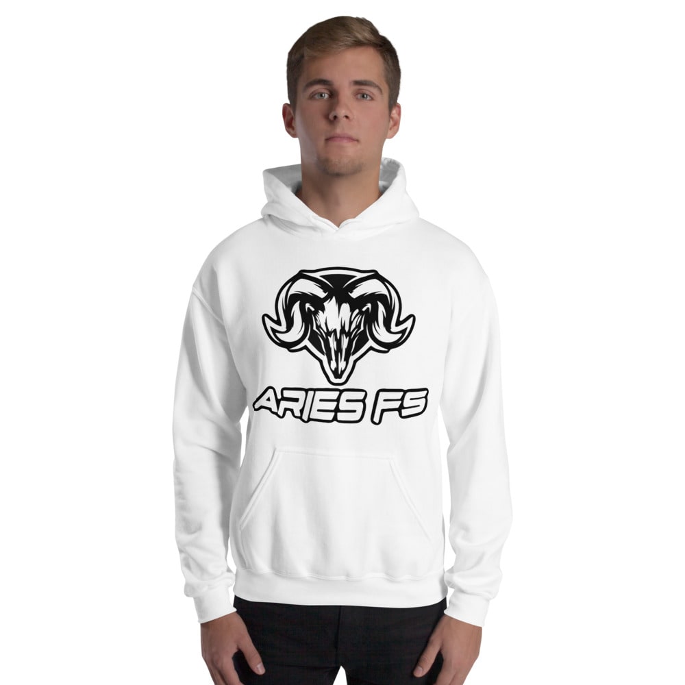 The Aries Fight Series White Men's Hoodie