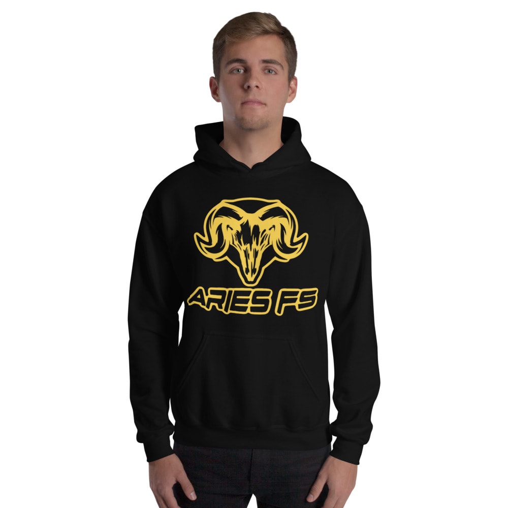 The Aries Fight Series "The Champ Is Here" Black Men's Hoodie