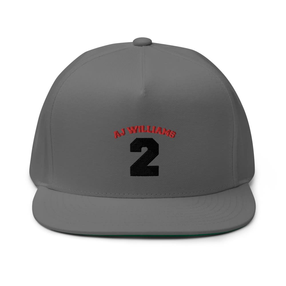  AJ Williams Hat , Red and Black Logo