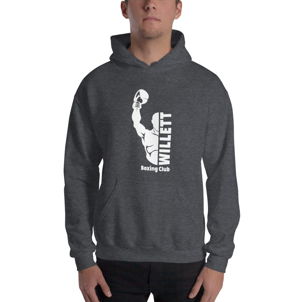 Willett Boxing Club Retro Hoodie , White Logo