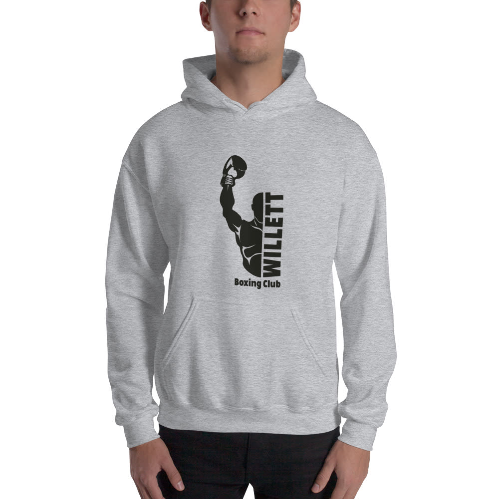 Willett Boxing Club Retro Hoodie , Black Logo