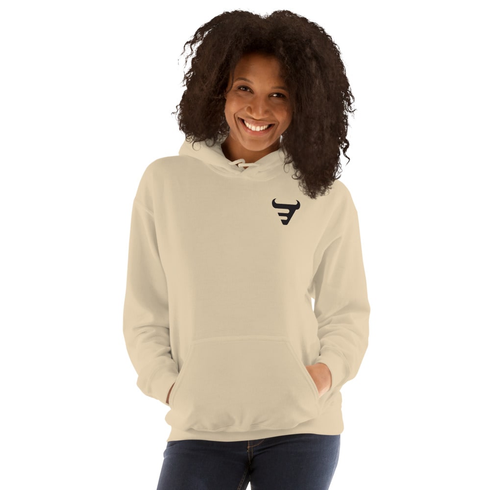 "BULL" by John Wayne Makdessi Unisex Hoodie, Dark Logo