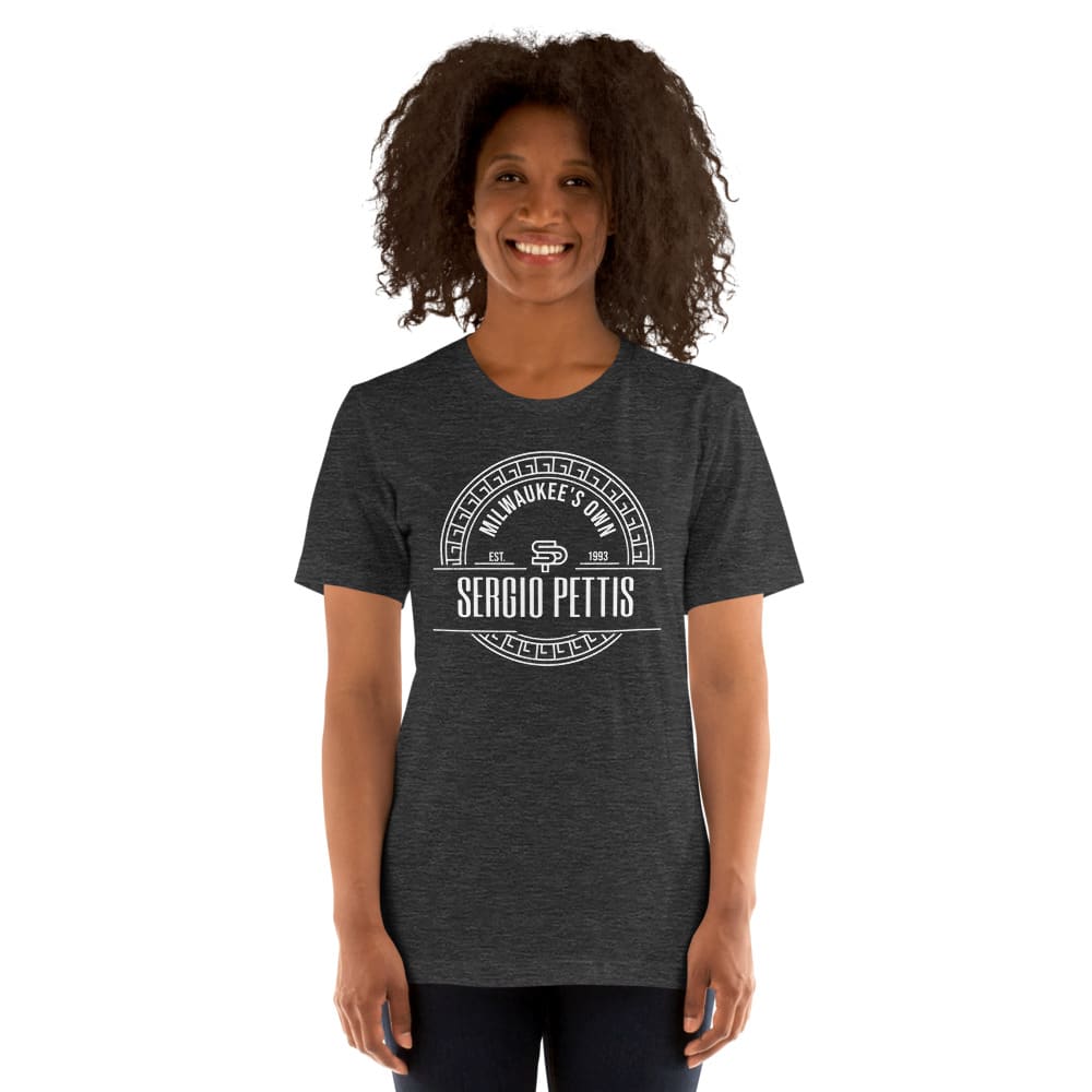 Milwaukee’s Own Sergio Pettis Unisex T-Shirt, White Logo