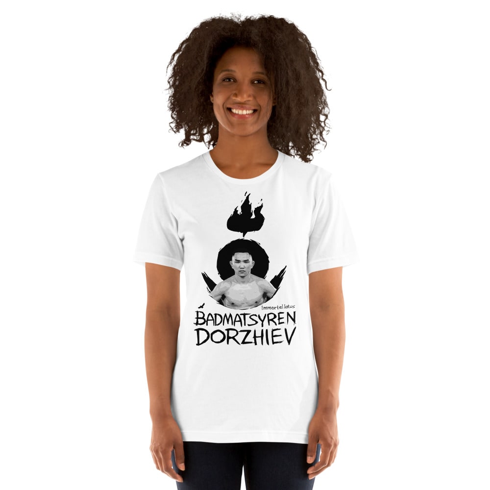"Immortal Lotus" Baldorzhin Badmaseren T-Shirt, Yellow Logo