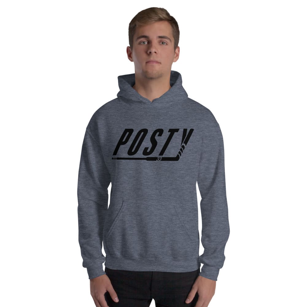 "Classic Posty" Unisex Hoodie, Black Logo