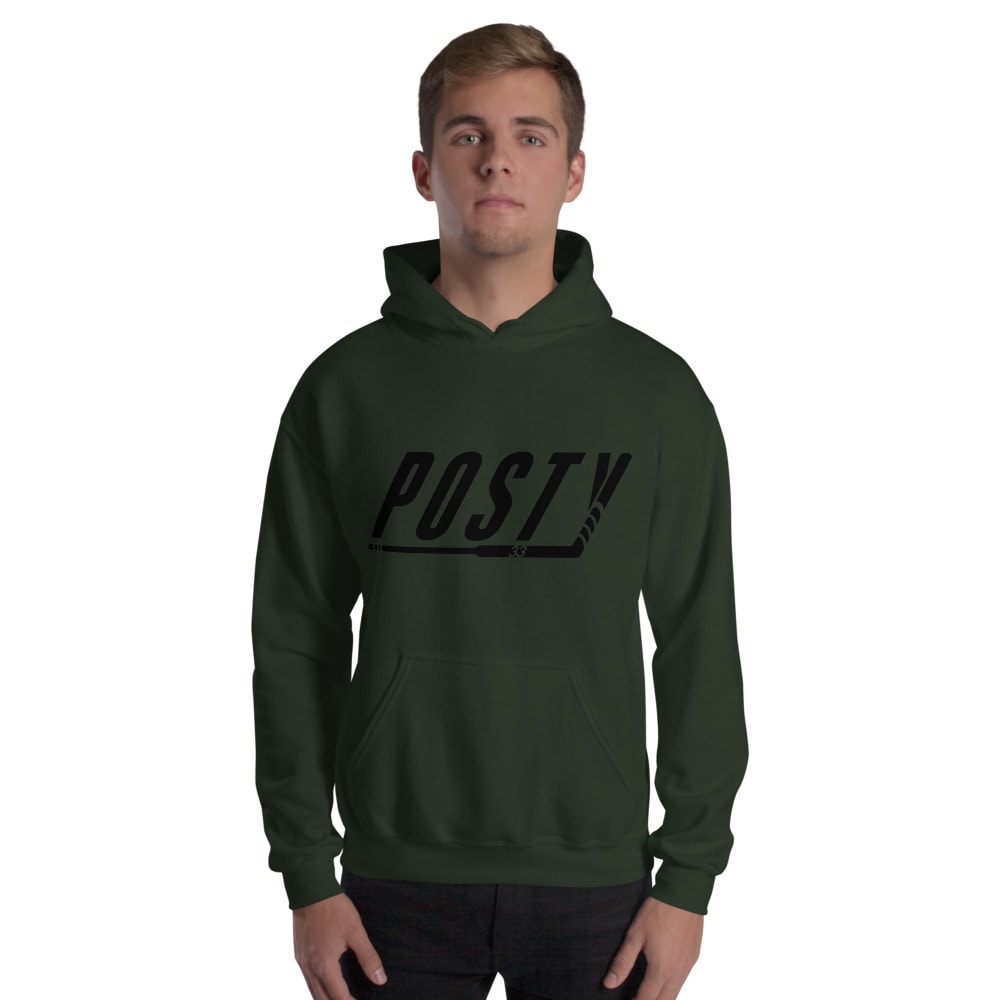 "Classic Posty" Unisex Hoodie, Black Logo