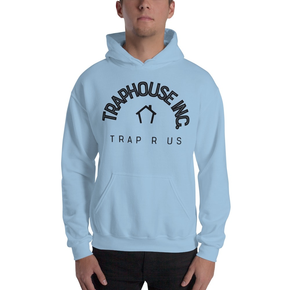 Trap r us V#2 Men's Hoodie, Black Logo