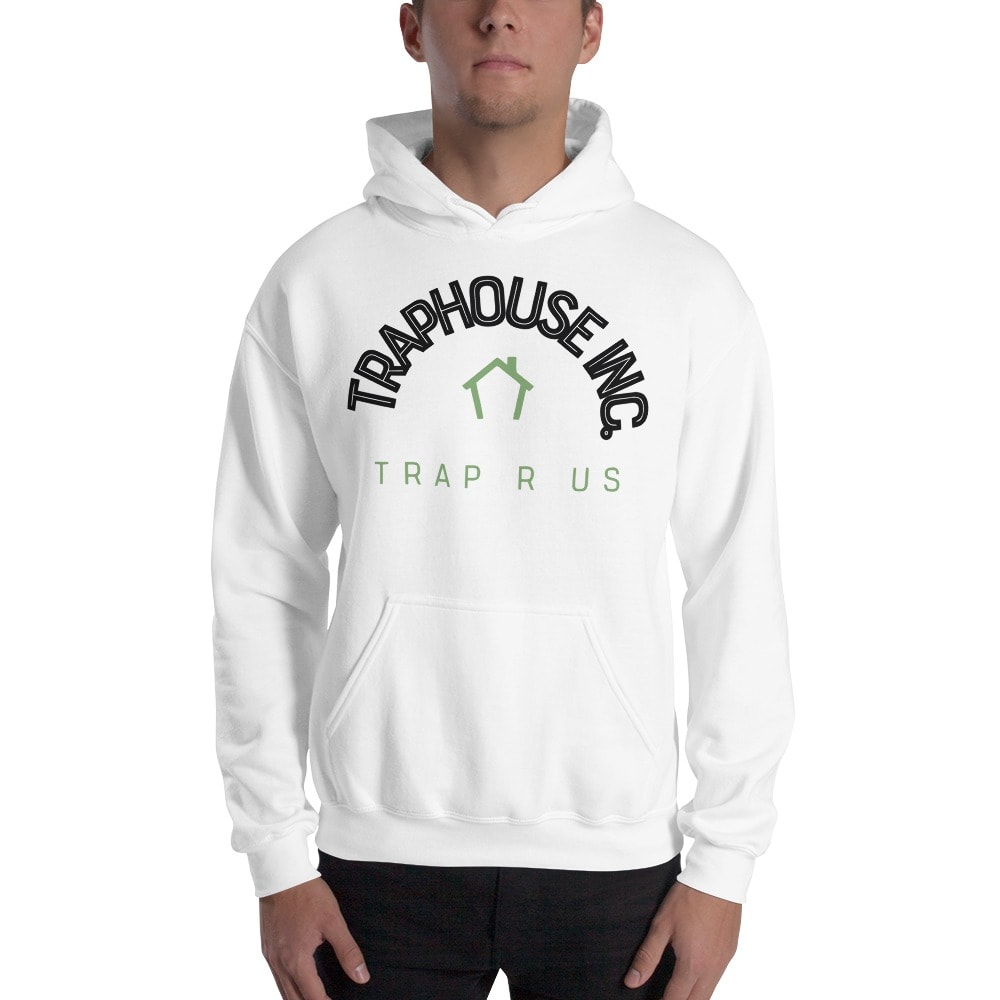 Trap r us V#2 Hoodie, Green Logo