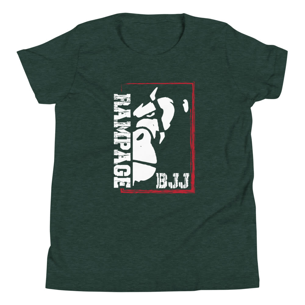 Rampage BJJ by Stephanie Cline Youth T-Shirt, Light Logo