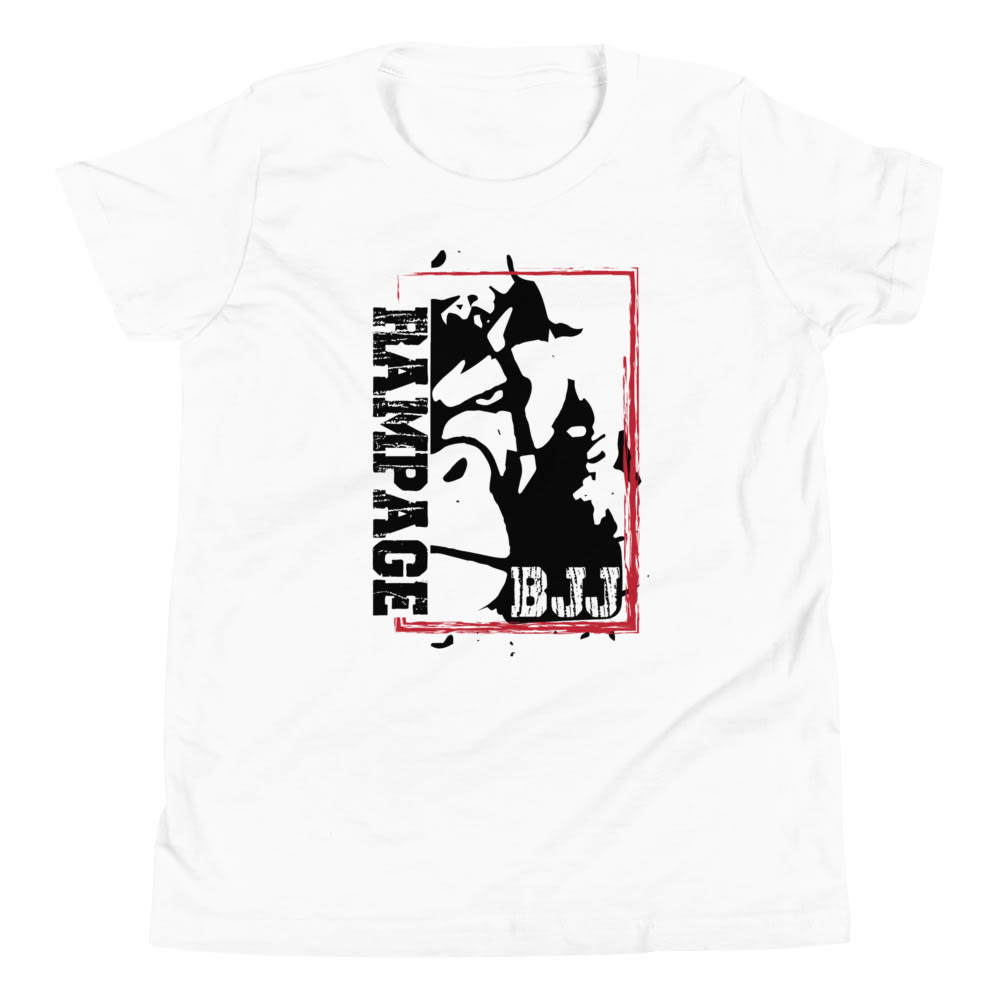 Rampage BJJ by Stephanie Cline Youth T-Shirt, Dark Logo