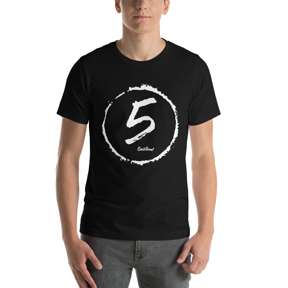 Caleb "5" Grant T-Shirt, White Logo