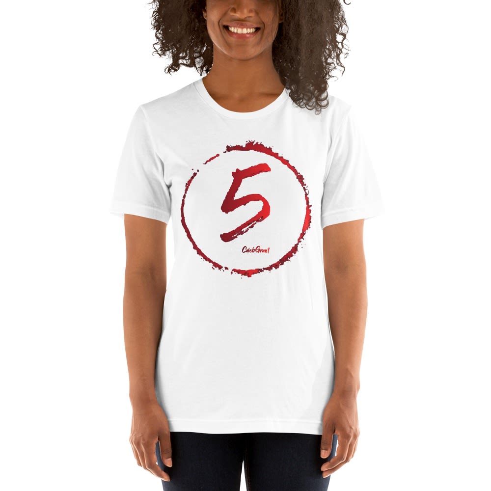   Caleb "5" Grant Women's T-Shirt, Red Logo
