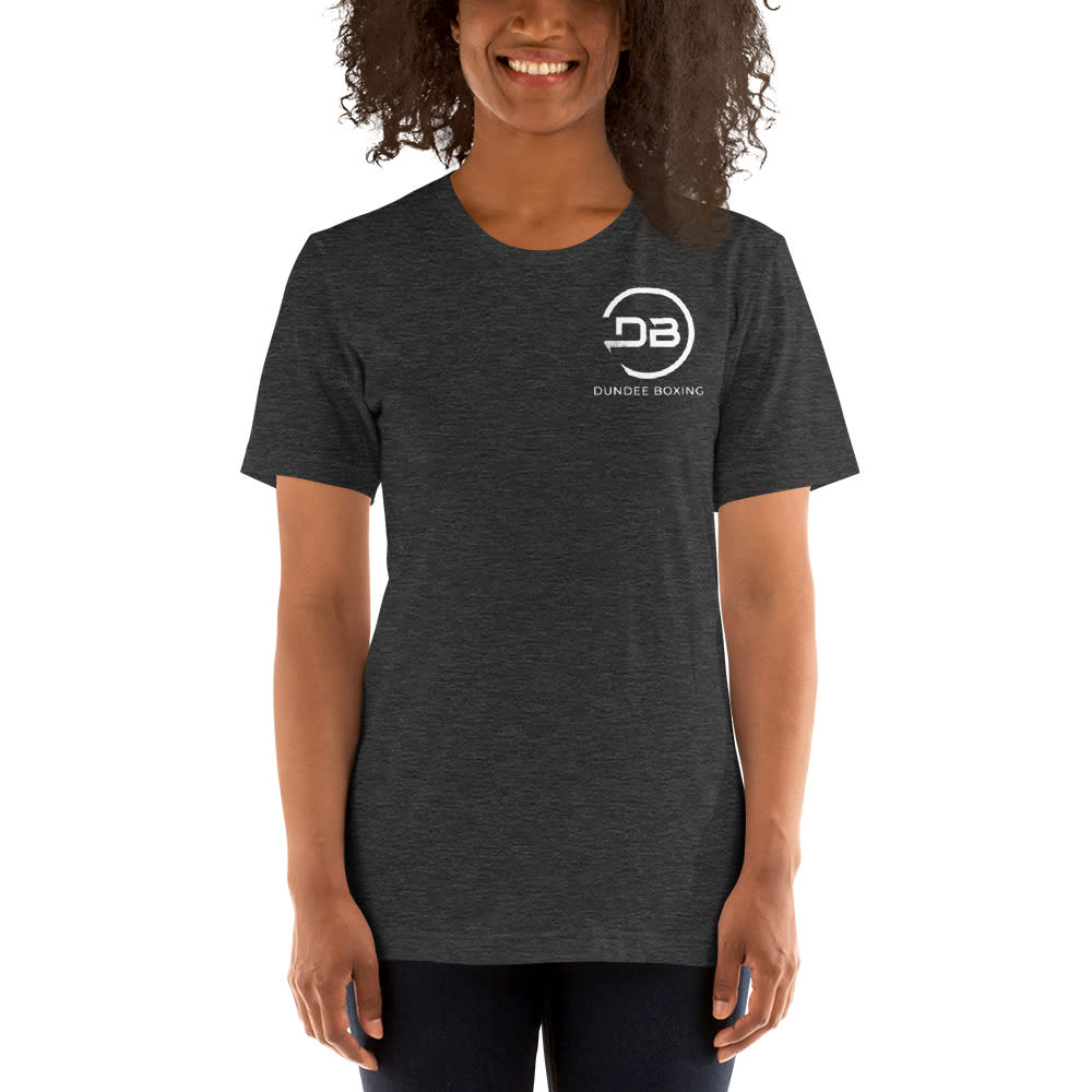  Team Dundee Boxing Women's T-Shirt, White Logo