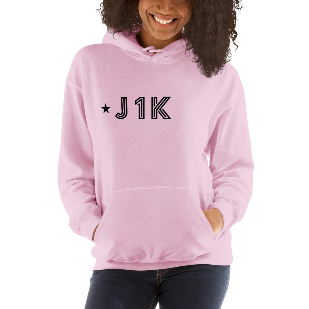  "J1K" V#2 by Jalen Frye Women's Hoodie, Black Logo