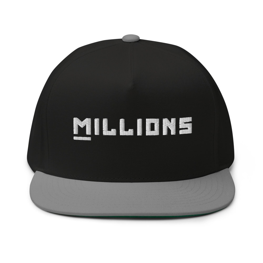 Millions Hat, White Logo