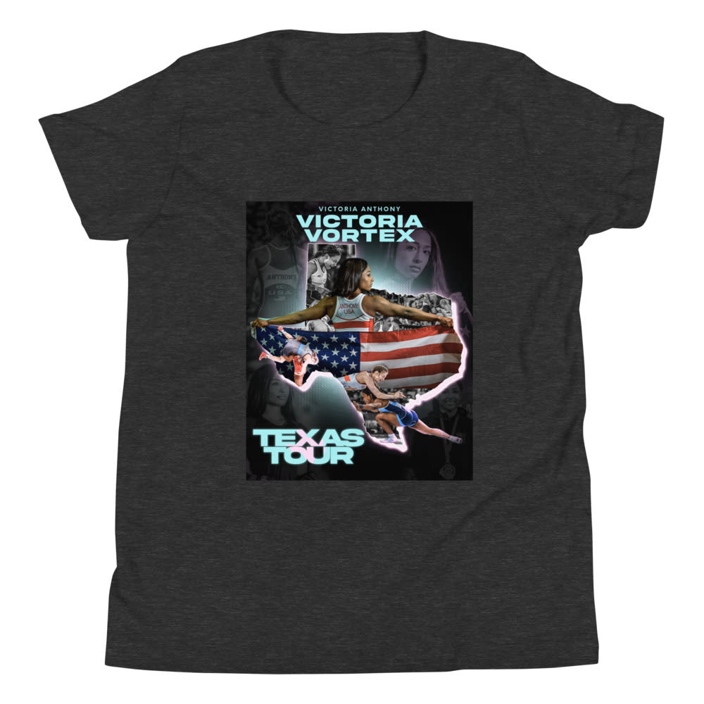 YOUTH TEXAS TOUR SHIRT - BLUE & PINK