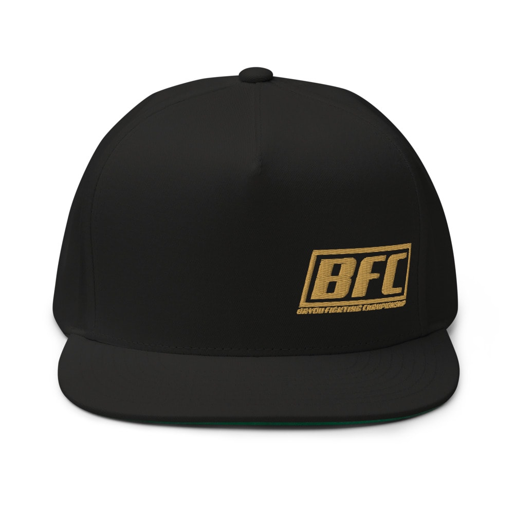 Bayou Fighting Championship MMA's black hat gold side logo