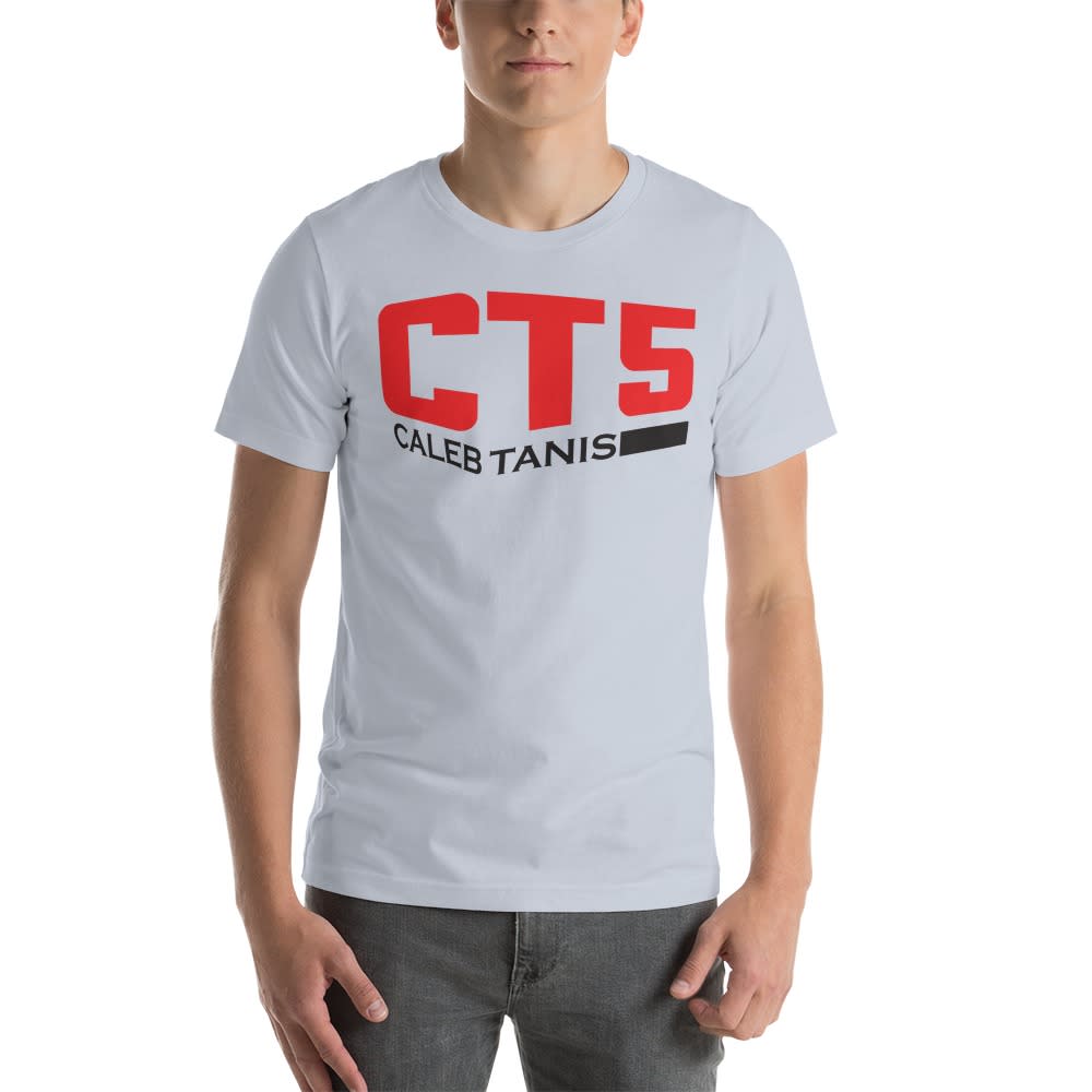"CT5" by Caleb Tanis T-Shirt, Red & Black Logo