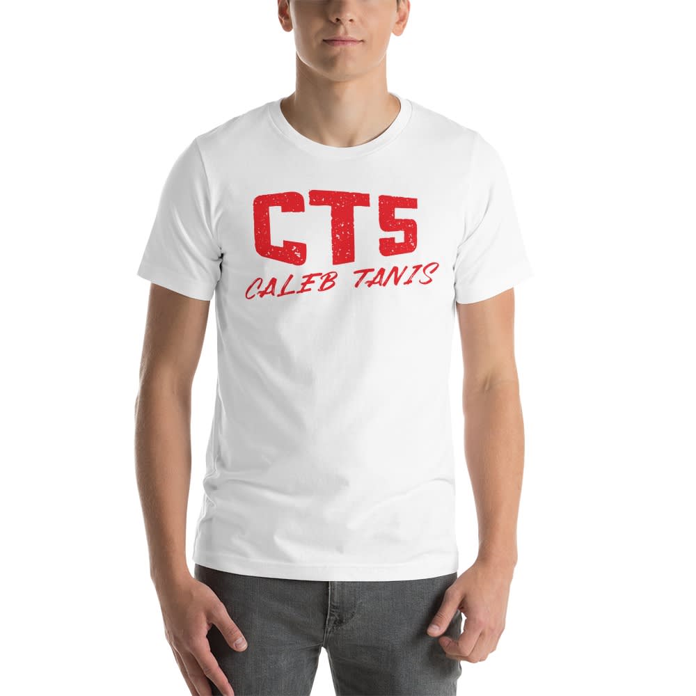 "CT5" by Caleb Tanis T-Shirt, All Red Logo