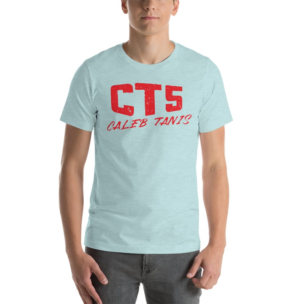 "CT5" by Caleb Tanis T-Shirt, All Red Logo