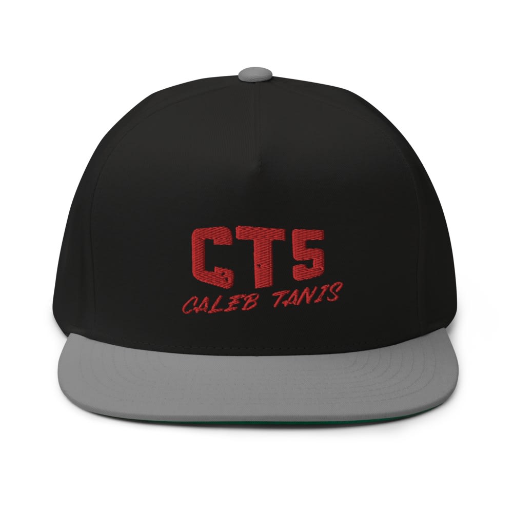 "CT5" by Caleb Tanis Hat, All Red Logo