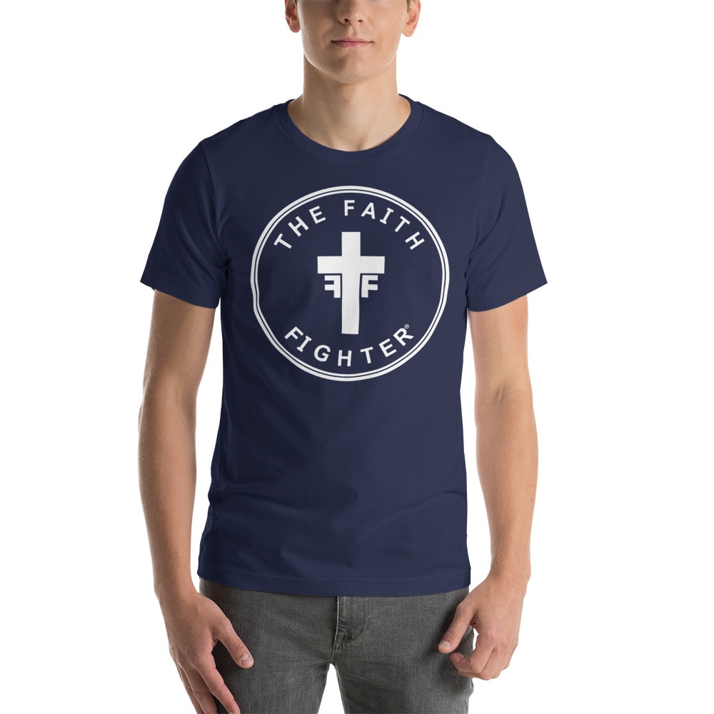 The Faith Fighter V#1 by Jason Ingwaldson T- Shirt, White logo