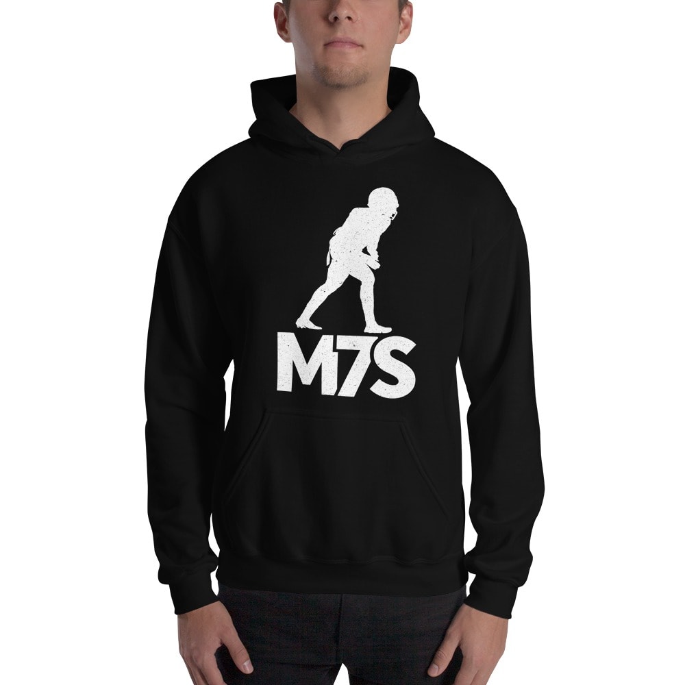 M7S by Mykel Santos Hoodie, White Logo