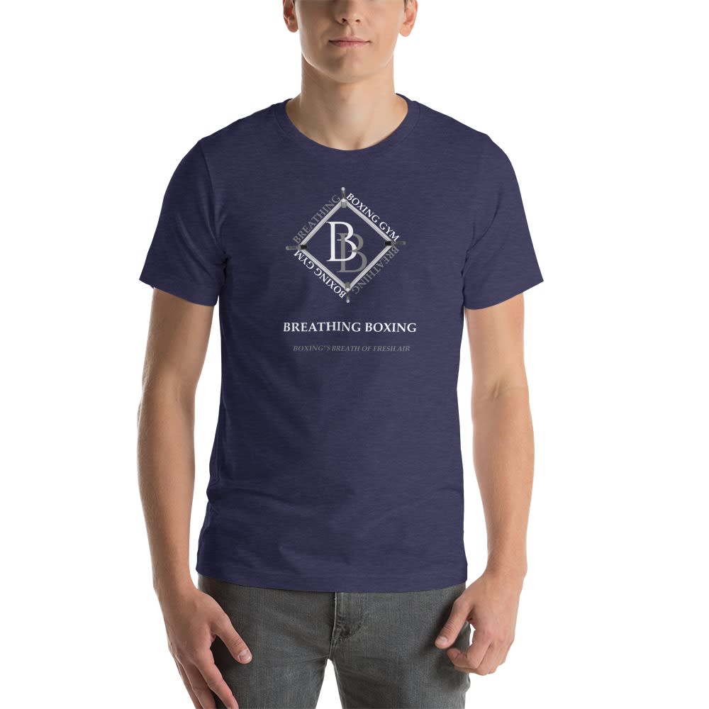 Breathing Boxing by Richard Stephenson T-Shirt, White Logo