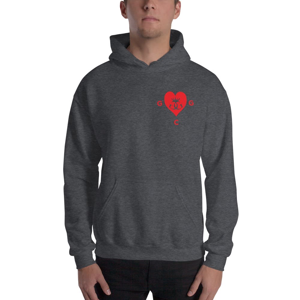 God Gifted Heart by Titus Williams, Hoodie, Red Logo
