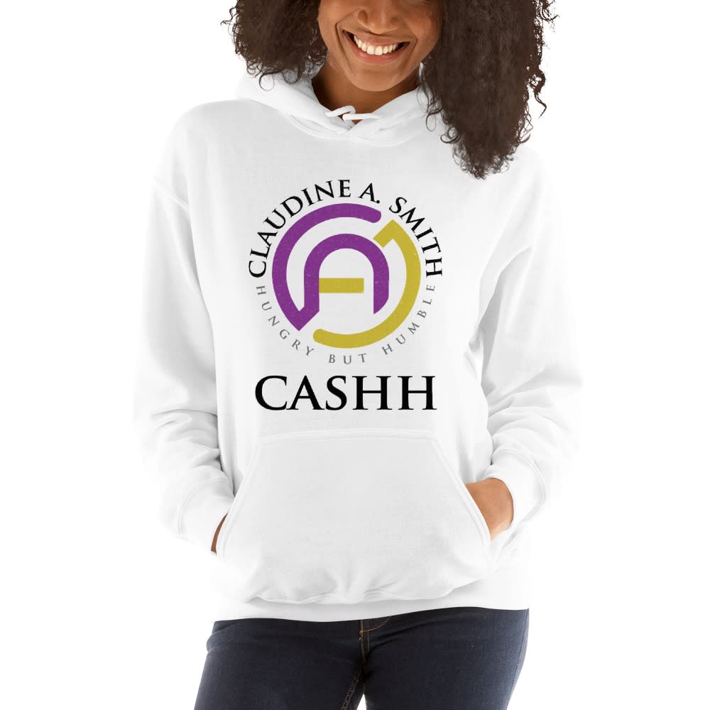 "Hungry but Humble" by Claudine Smith Women's Hoodie, Black Logo