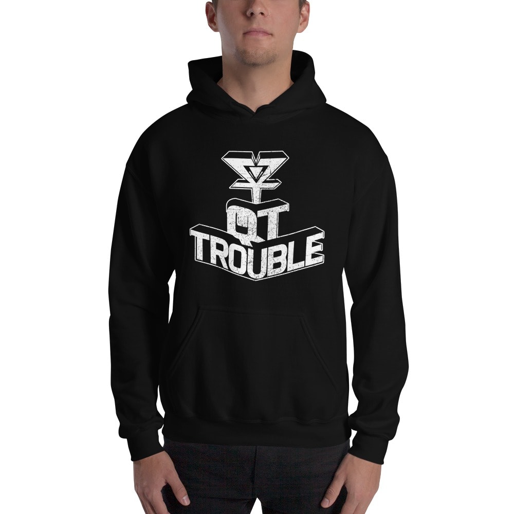 Quashawn "Trouble" Toler, Hoodie, White Logo