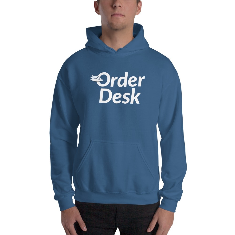 Francois Cardi Hoodie, White Logo
