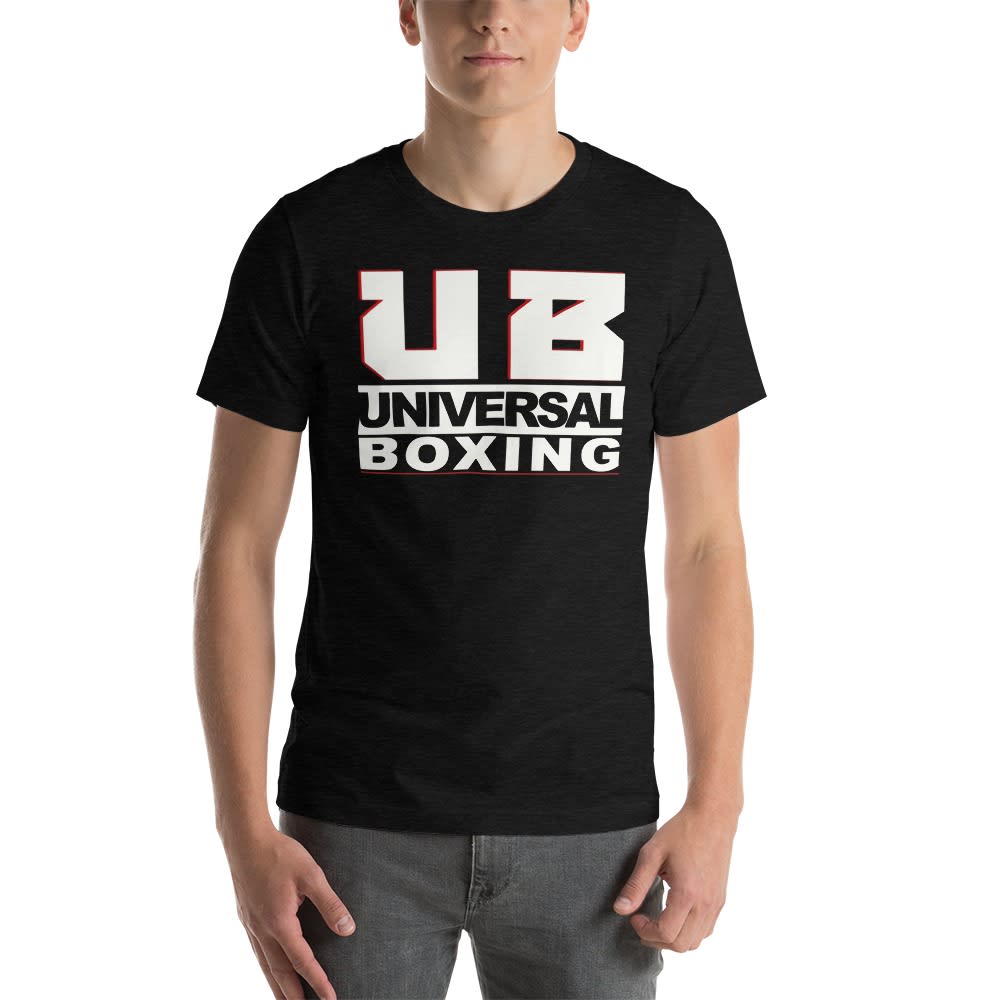 Universal Boxing T-Shirt, White Logo