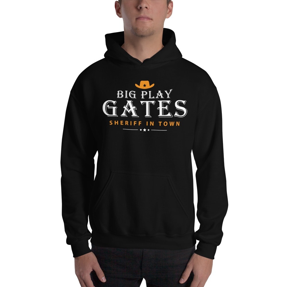 BIG PLAY GATES V#2 by Ovurton Gates Hoodie, White Logo