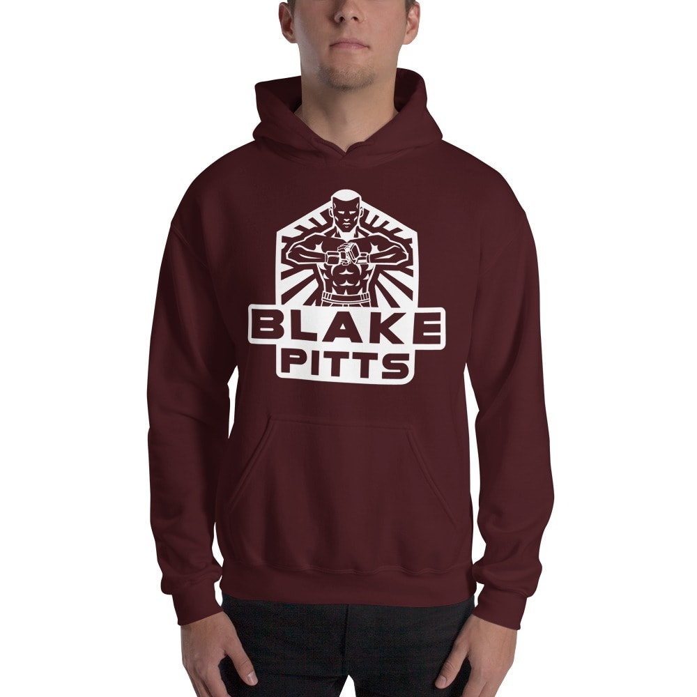 Blake Pitts Hoodie V#1, White Logo