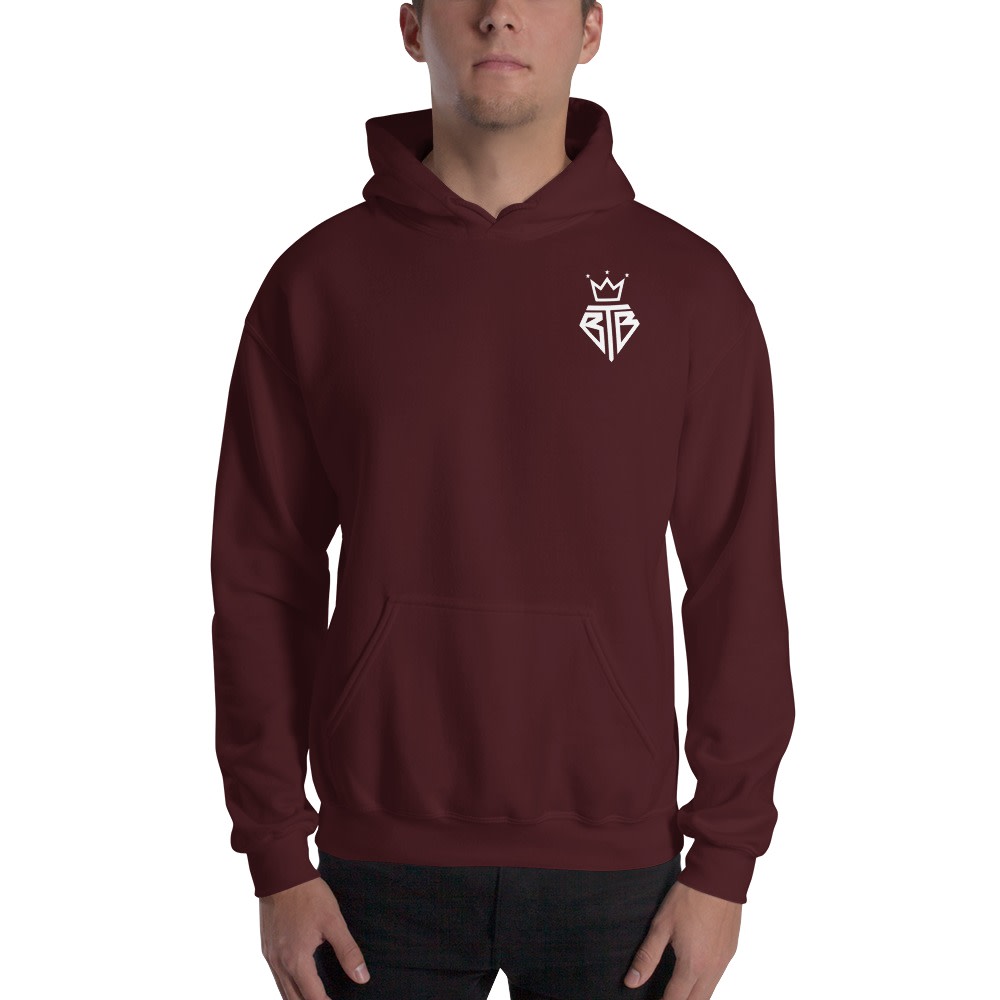 Bell Brothers Hoodie, White Mini Logo