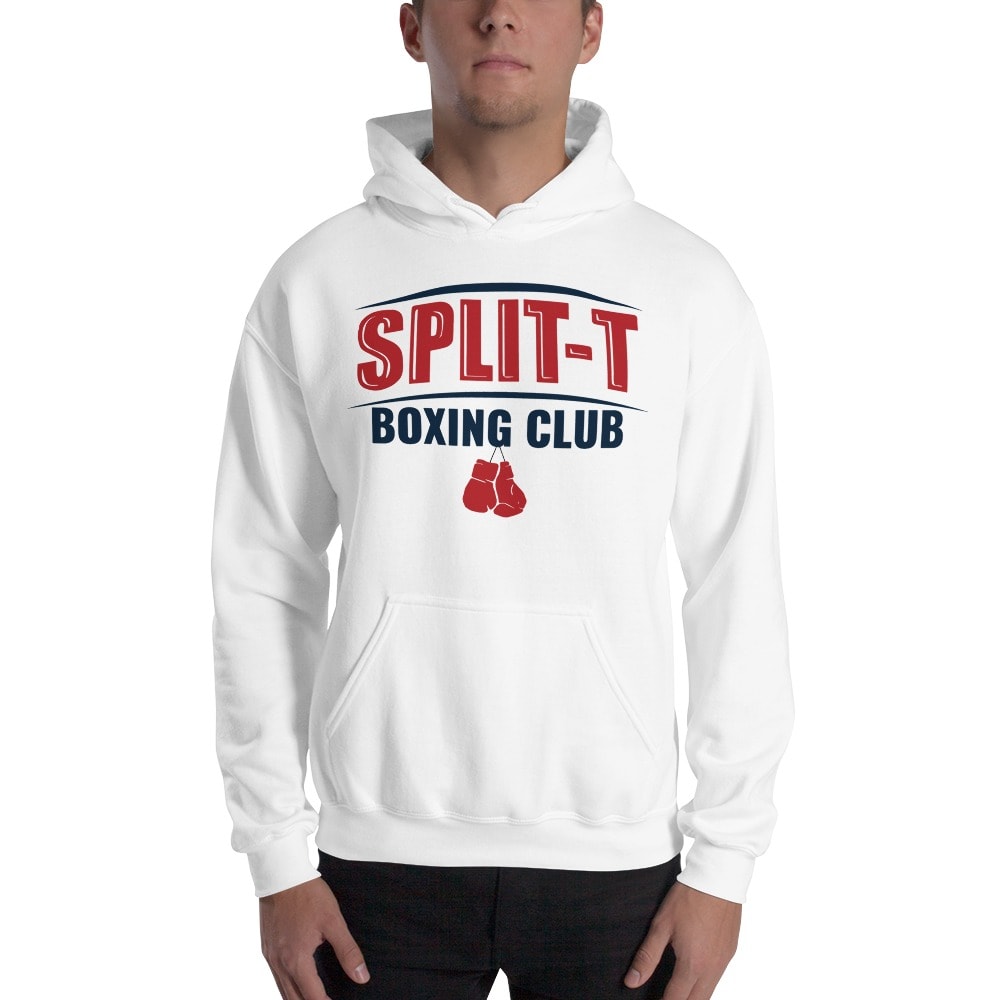 Split-T Boxing Club Hoodie, Red and Blue Logo