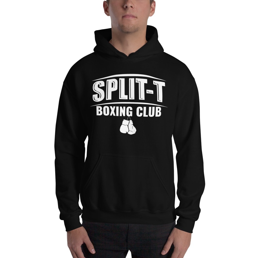 Split-T Boxing Club Hoodie, All White Logo