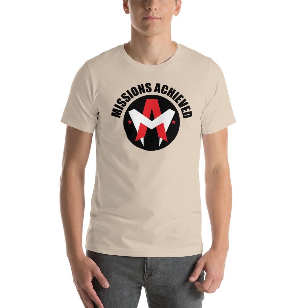 Missions Achieved by Mike Alvarado T-Shirt, Black Logo