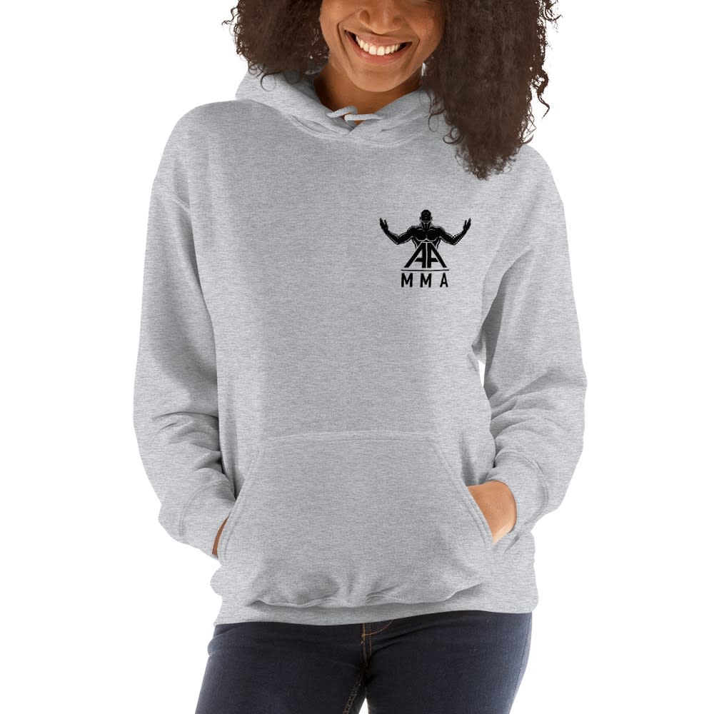 Angel Alvarez Signature Logo, Women's Hoodie, Black Logo Mini