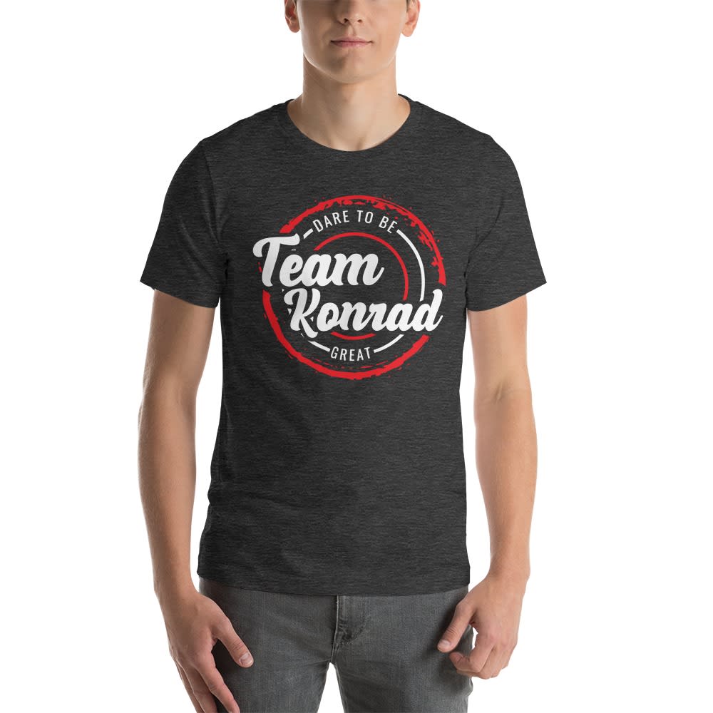 Dare to be Great by Jordyn Konrad T-Shirt, Red White Logo